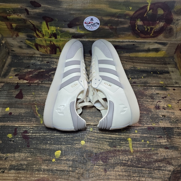 Adidas Samba Lionel Messi Cream White Tan Brown Men\'s Soccer Shoe JQ0266 SZ 10.5 main image 6